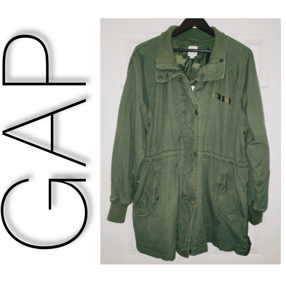 Gap Longline Utility Bomber Jacket